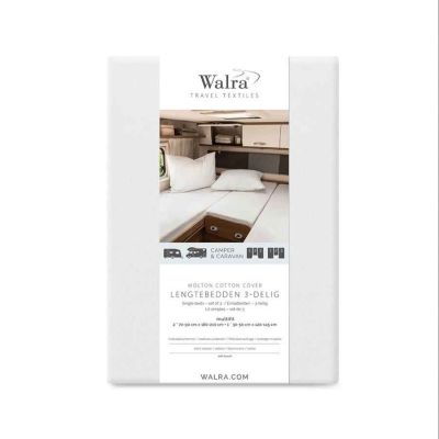 PROTECTOR DE COLCHON WALRA MOLTON 3 PIEZAS BLANCO